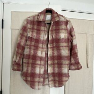 MOVING SALE! Wilfred Free Ganna Shirt Jacket in CLAUDE BRC/CNDR PK